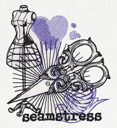 Seamstress Collage
