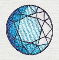 Snow Queen - Round Gem