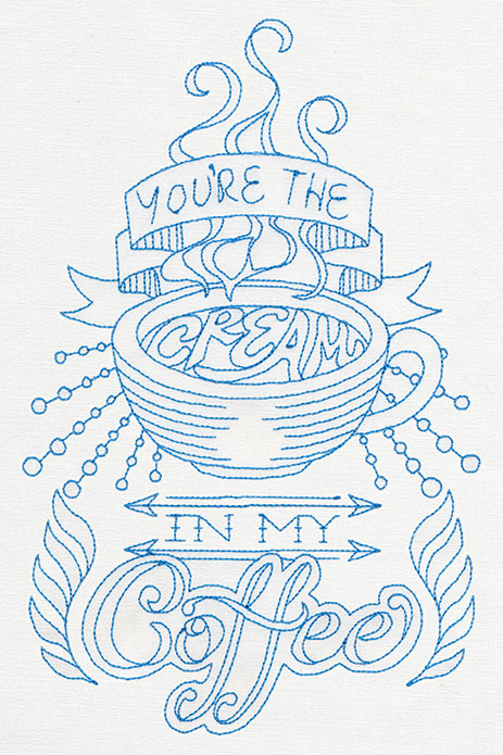 Kitchen Stitchin' - Cream in My Coffee