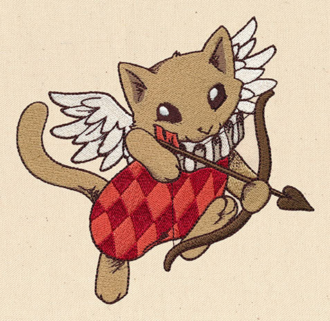 Vintage Valentine Kitty