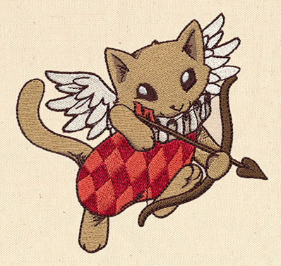 Vintage Valentine Kitty