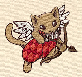 Vintage Valentine Kitty