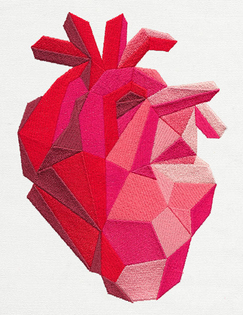 Faceted Anatomical Heart
