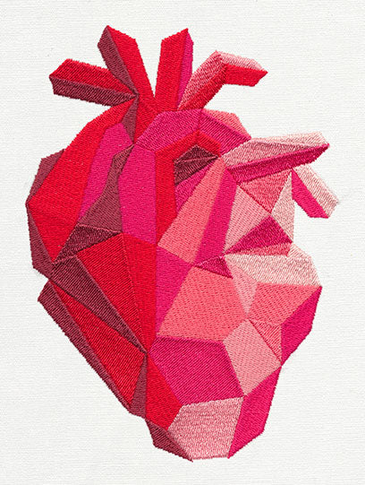 Faceted Anatomical Heart