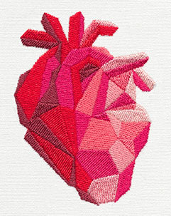 Faceted Anatomical Heart