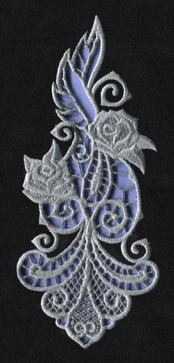 Rose & Bone - Sleeve Accent (Cutwork)