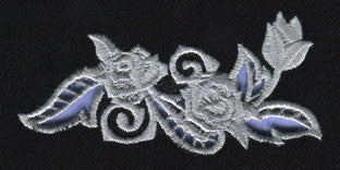 Rose & Bone - Border (Cutwork)