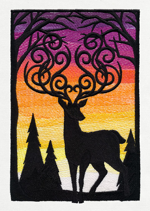 Sunset Stag