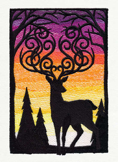 Sunset Stag