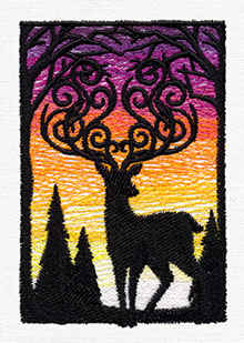 Sunset Stag