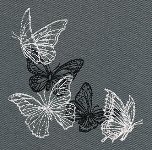 Flight & Dark Butterflies - Corner