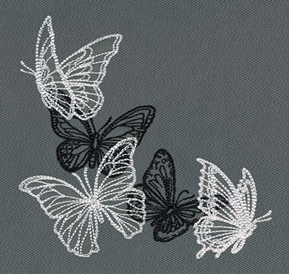 Flight & Dark Butterflies - Corner