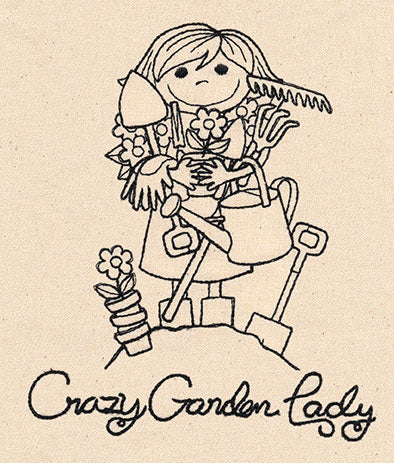 Crazy Garden Lady