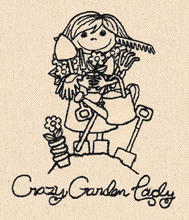 Crazy Garden Lady