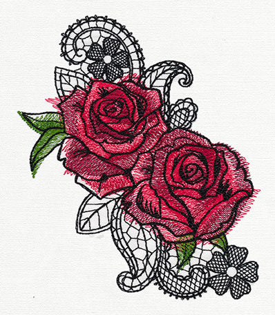 Ravishing Painted Roses