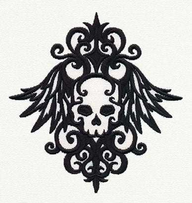 Damask Skull Diamond