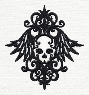 Damask Skull Diamond