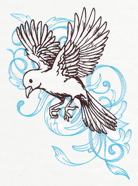 Nest - Bird in Flight