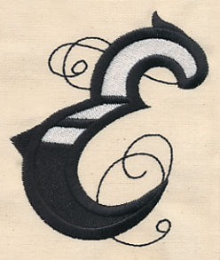 Inked Letter E