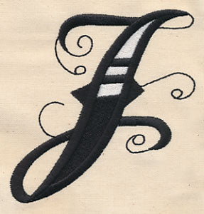 Inked Letter J