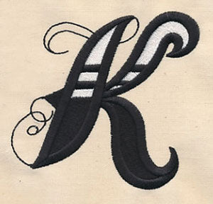 Inked Letter K