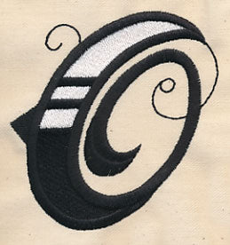 Inked Letter O