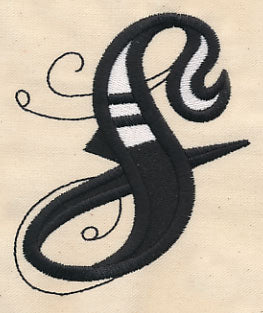 Inked Letter S