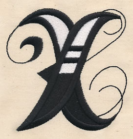 Inked Letter X