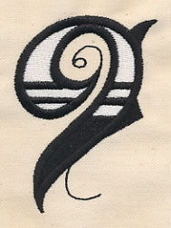 Inked Number 9