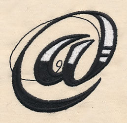 Inked Punctuation - At Sign