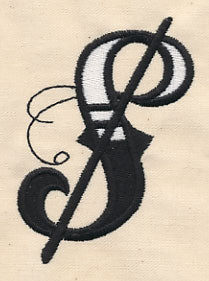 Inked Punctuation - Dollar Sign