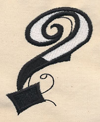 Inked Punctuation - Question Mark