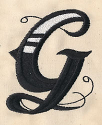 Inked Letter G