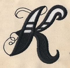 Inked Letter K