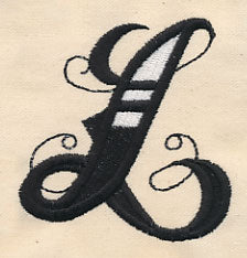 Inked Letter L