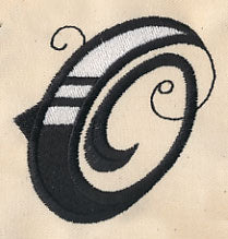 Inked Letter O