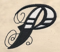 Inked Letter P