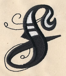 Inked Letter S