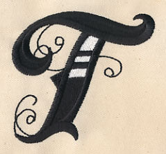 Inked Letter T