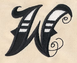 Inked Letter W