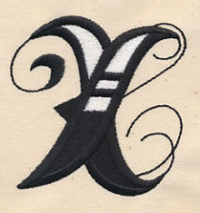 Inked Letter X