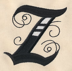 Inked Letter Z