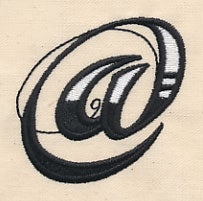 Inked Punctuation - At Sign