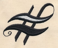 Inked Punctuation - Number Sign