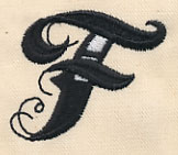 Inked Letter F