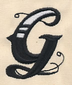 Inked Letter G