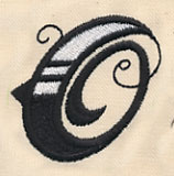 Inked Letter O