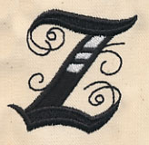 Inked Letter Z