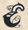 Inked Letter E