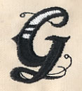 Inked Letter G